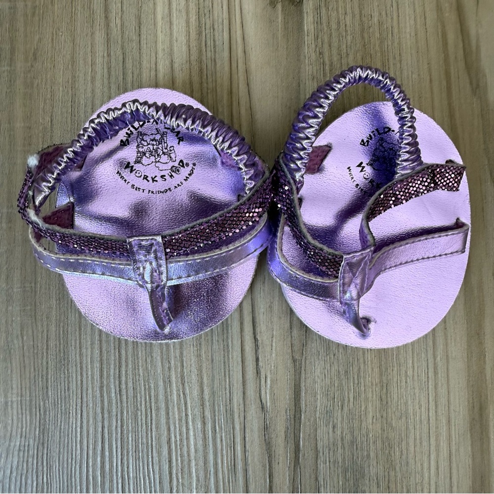 purple build a bear shoes